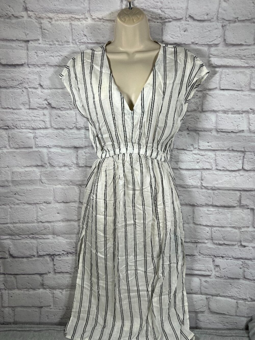 Cupshe Striped Midi Cover-up dress